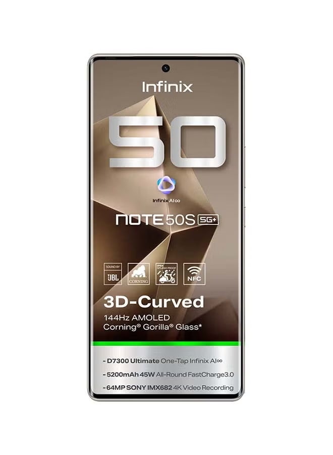Infinix Note 50 S Dual SIM Titanium Grey 8GB RAM 256GB 5G - Middle East Version - Image 5