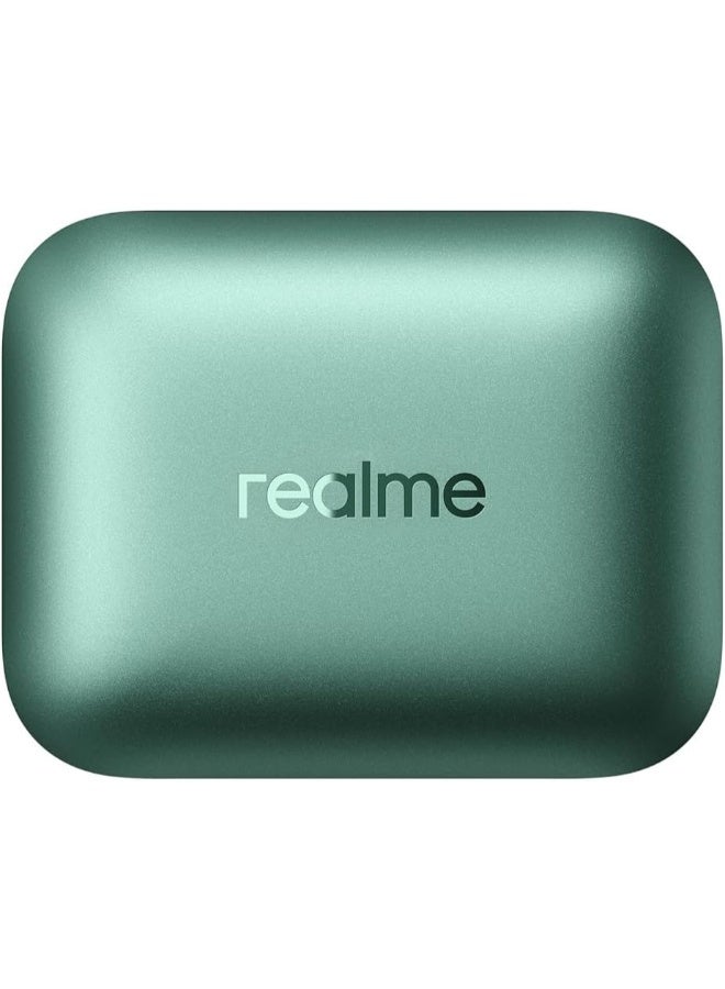 realme Buds Air 7 Pro | Dual‑Driver ANC Earbuds | AI Live Translator | Aircraft‑Grade Aluminum Build | IP55 Water‑Resistant Racing Green - Image 2