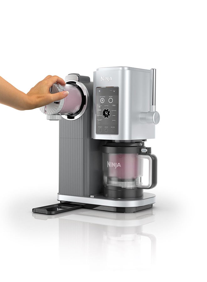 NINJACREAMI SWIRL SOFT SERVE ICE CREAM MAKER 0.47 L 800 W NC701ANZ Platinum Silver - Image 4