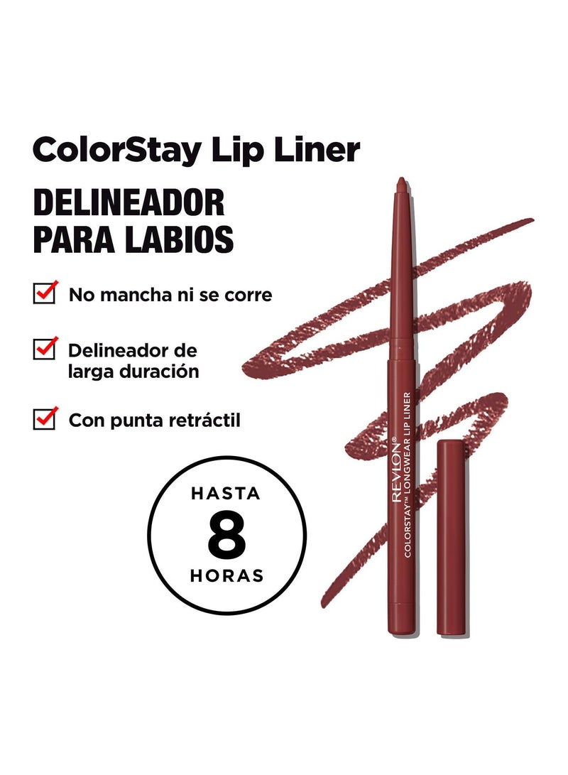 ريفلون قلم تحديد الشفاه كولورستاي، 0.28 جرام - 675 أحمر - Image 5