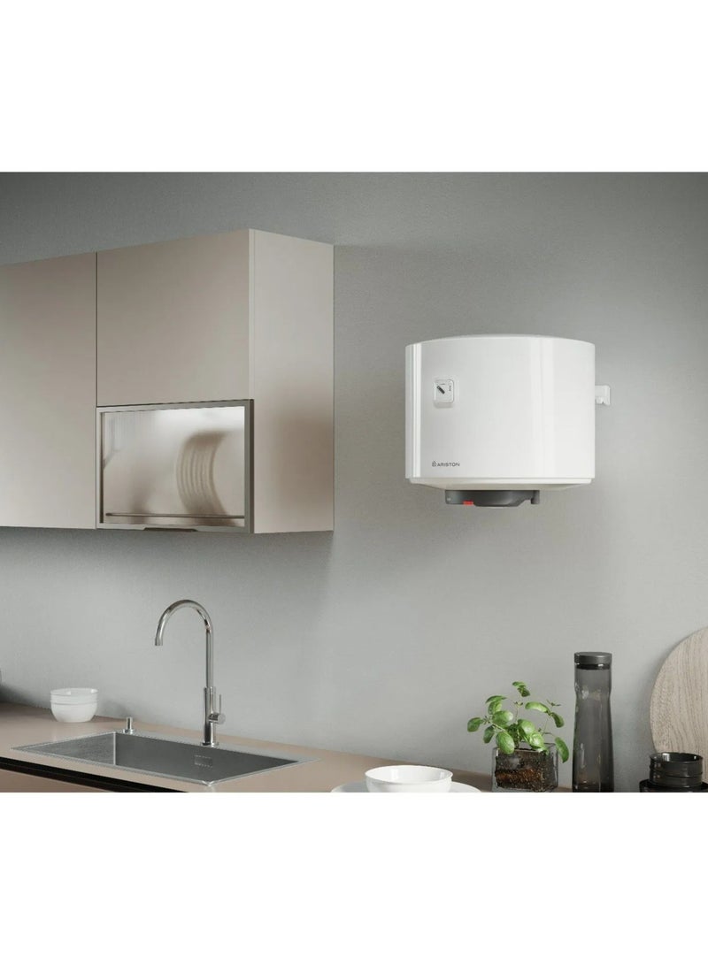 أريستون سخان مياه كهربائي أريستون RUBIS Pro، 15 لتر، أبيض - RUBIS PRO 15 V EG - Image 3