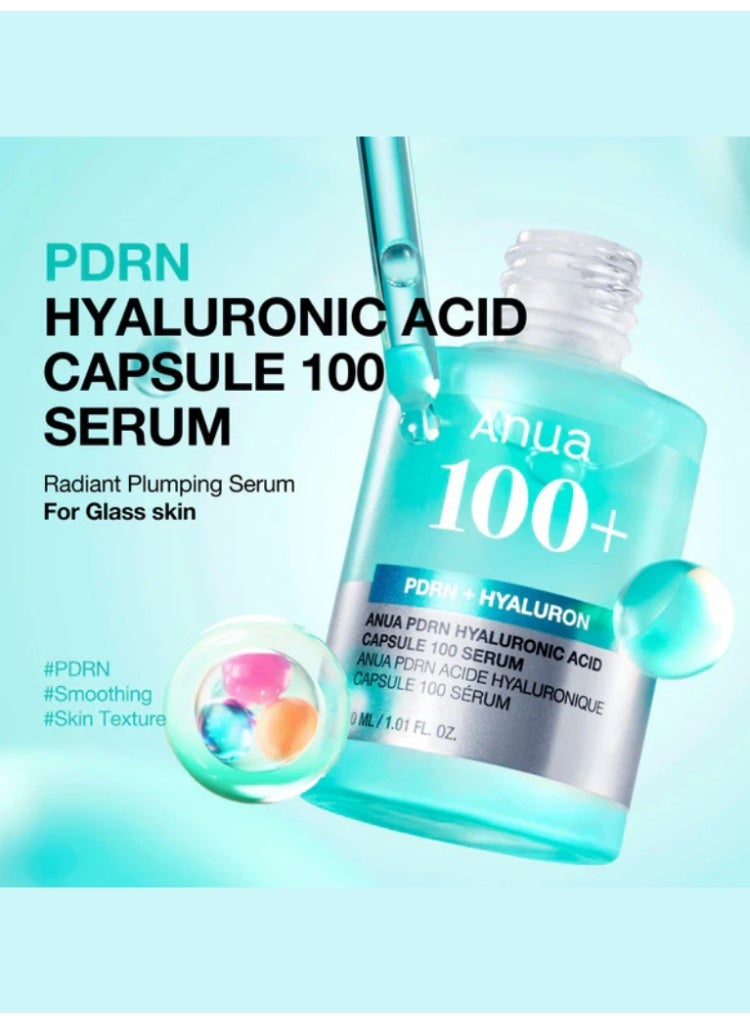 Anua PDRN Hyaluronic Acid Glow Bundle – PDRN Hyaluronic Acid Capsule 100 Serum & PDRN 100 Hyaluronic Acid Glow Pad 230ml - Image 4