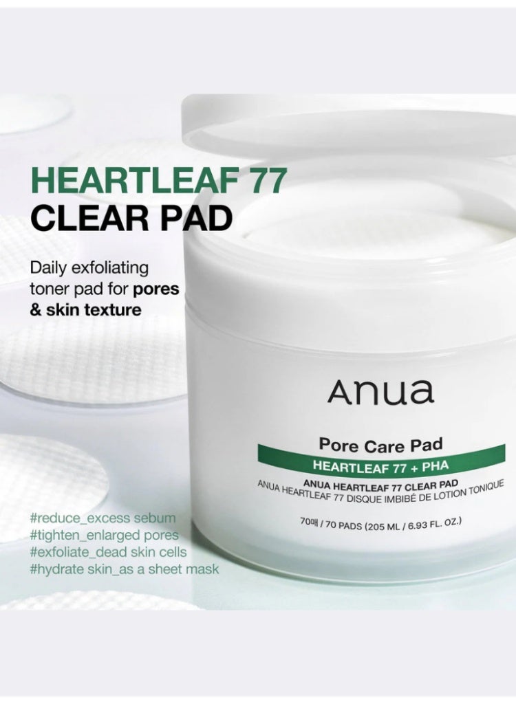 Anua Heartleaf & Active Care Skincare Bundle – Heartleaf Pore Control Cleansing Oil, Heartleaf Quercetinol Pore Deep Cleansing Foam, Heartleaf 77 Clear Pad, BHA 2% Gentle Exfoliating Toner, NIACINAMIDE 10%+TXA 4% Dark Spot Serum, PDRN Hyaluronic Acid 100 Moisturizing Cream & Retinol 0.1 Caffeine Revitalizing Eye Cream 825ml - Image 5