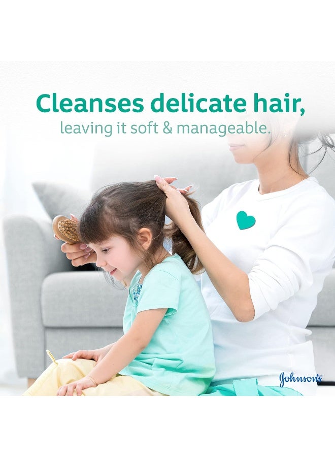 Johnson's Baby 2-In-1 Kids Bath, Shampoo & Conditioner, 500ml - Image 2