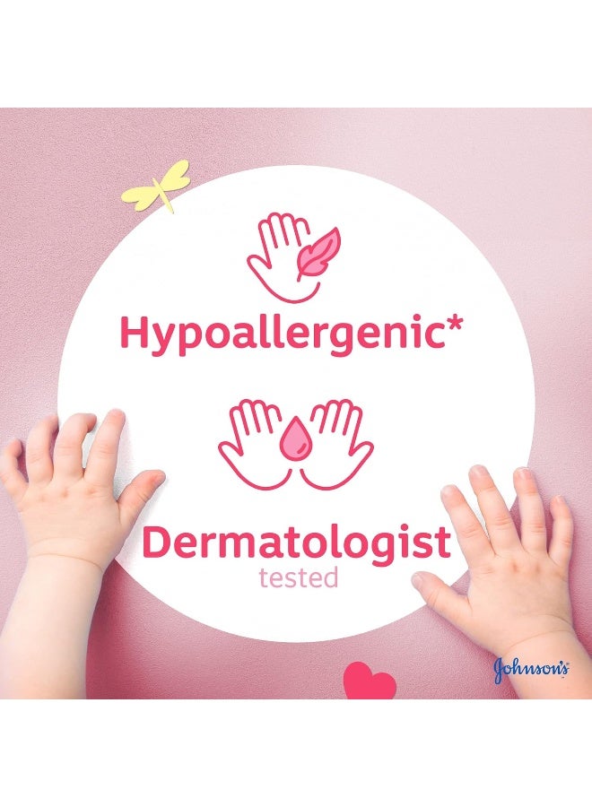 جونسون زيت ترطيب الأطفال، مثالي للتدليك، خالي من الأصباغ والبارابين والفثالات والكحول، مناسب للبشرة الحساسة، 500 مل + 200 مل مجاناً - Image 4