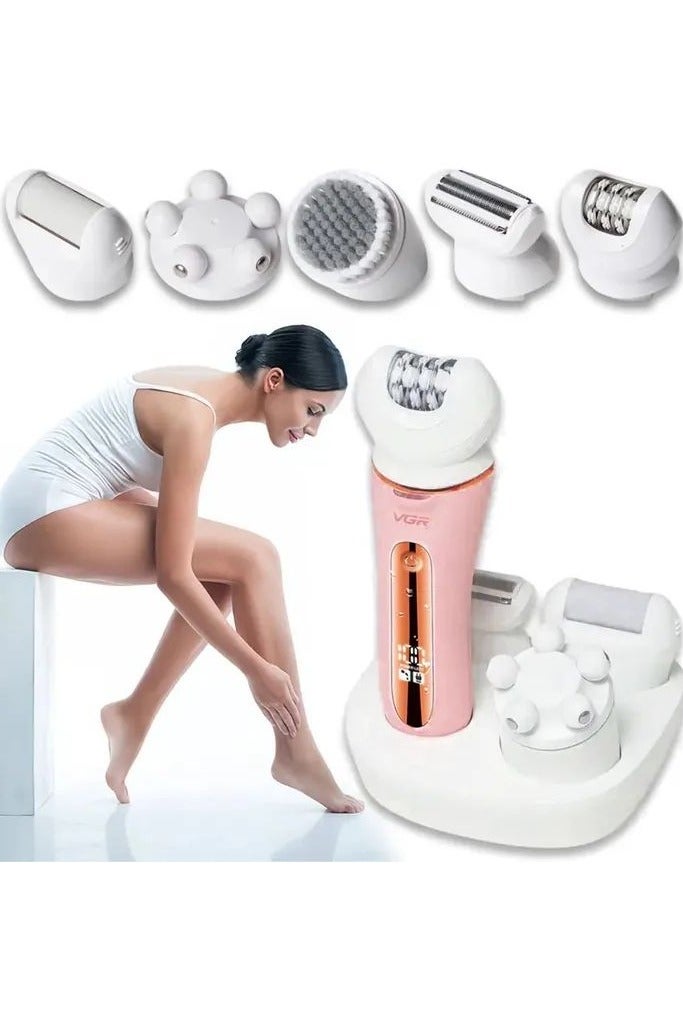 VGR V-751 Hair Clipper for Women – Cordless Rechargeable Trimmer with LCD Display, Low Noise, and Skin-Friendly Blades for Home Haircut - Image 3