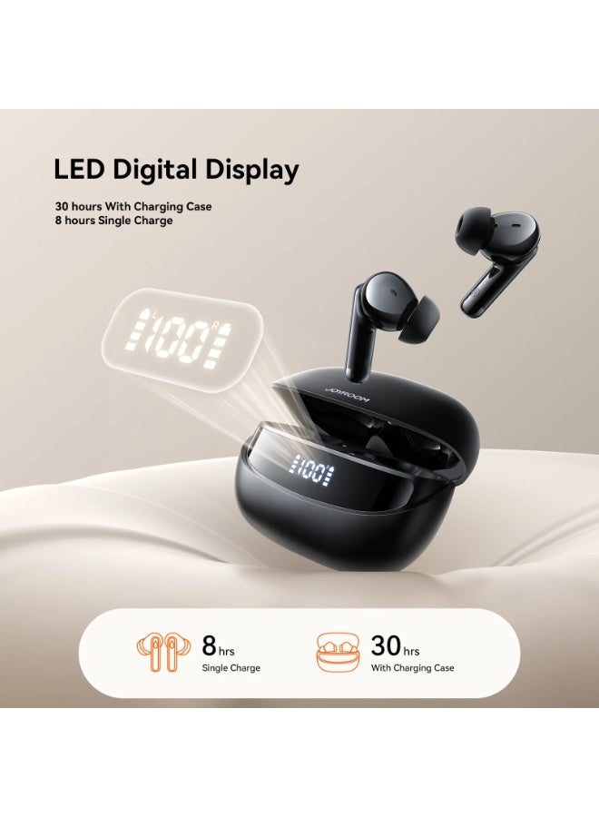 JOYROOM Jbuds JR-BB3 Wireless Earbuds In-Ear BT Headphones IPX5 Waterproof 30H Playtime Earphones black - Image 2