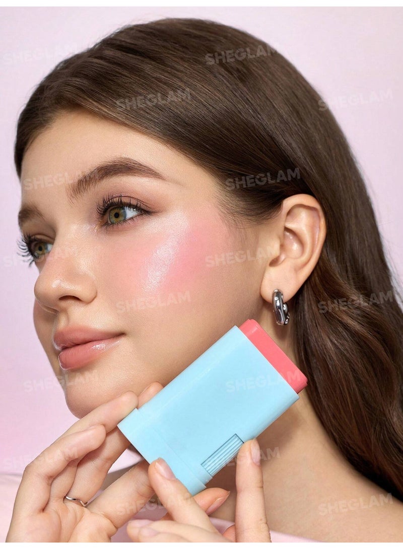 SHEGLAM Glass Glow Blush Stick Pink Lemonade - Image 5
