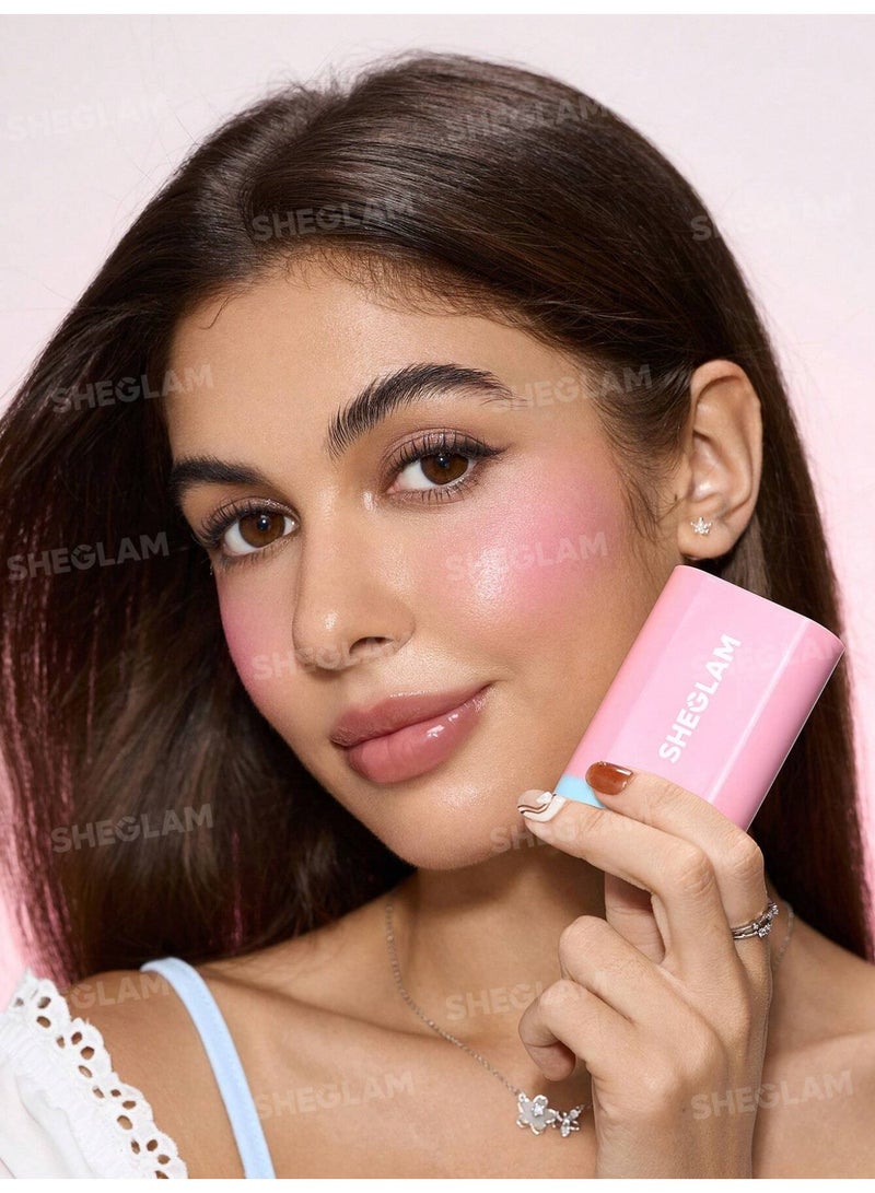 SHEGLAM Glass Glow Blush Stick Pink Lemonade - Image 2