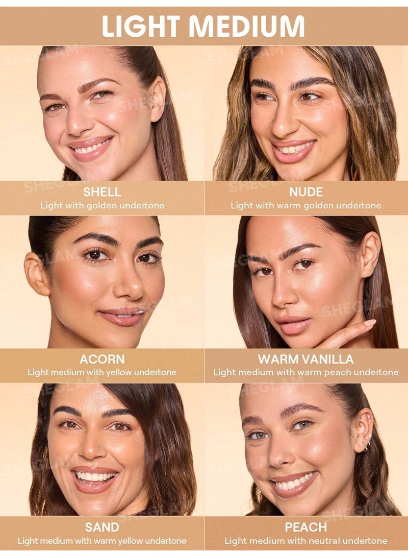 SHEGLAM Dew & Done Skin Tint With SPF20 Shell - Image 3