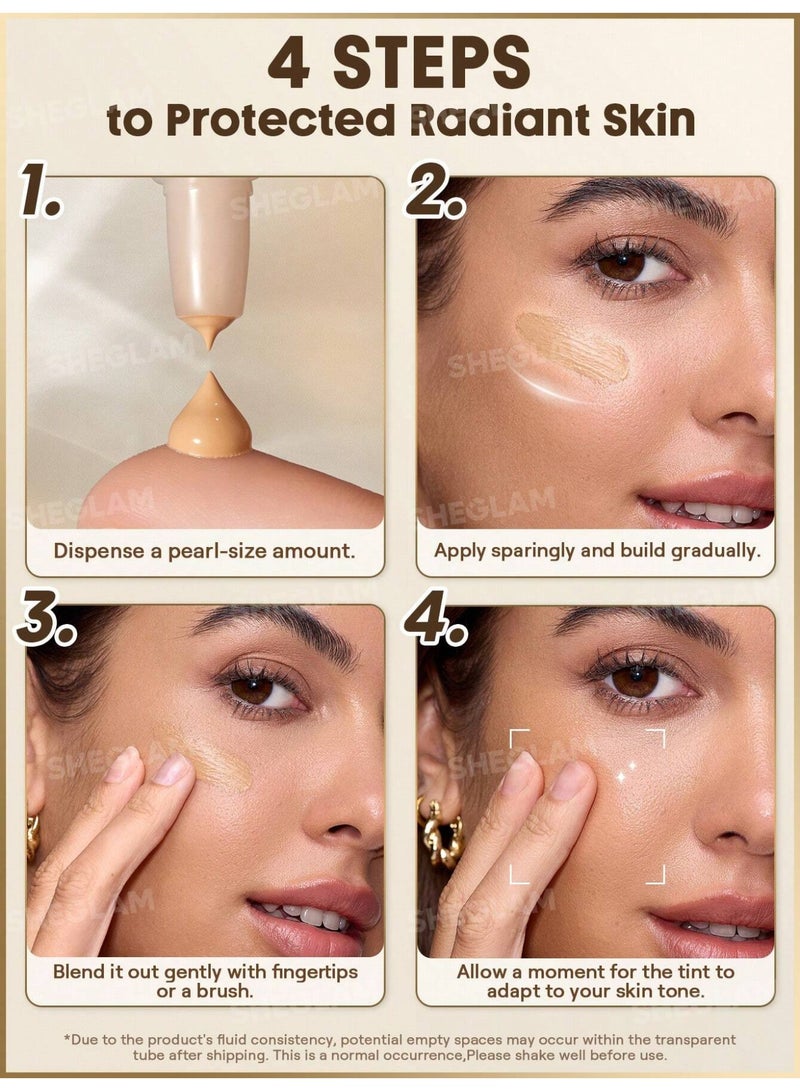 SHEGLAM Dew & Done Skin Tint With SPF20 Shell - Image 2