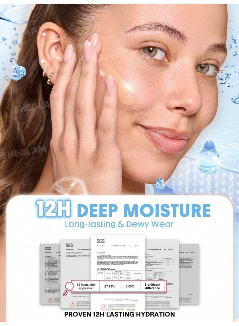 SHEGLAM Dew & Done Skin Tint With SPF20 Nude - Image 5
