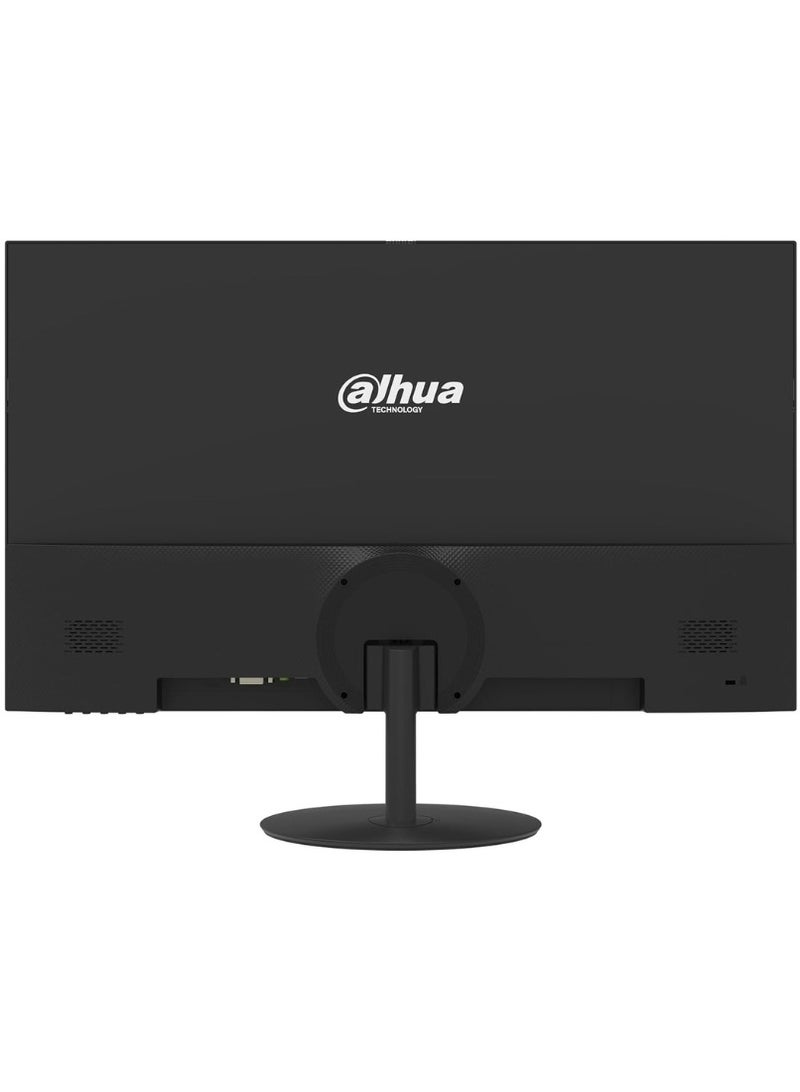 داهوا شاشة داهوا 24 بوصة بدقة 1080 بكسل كاملة 100 هرتز رفيعة للغاية بدون حواف مع مكبرات صوت (مدمجة) ، HDMI ، VGA ، ضمان 3 سنوات (أسود) - Image 4