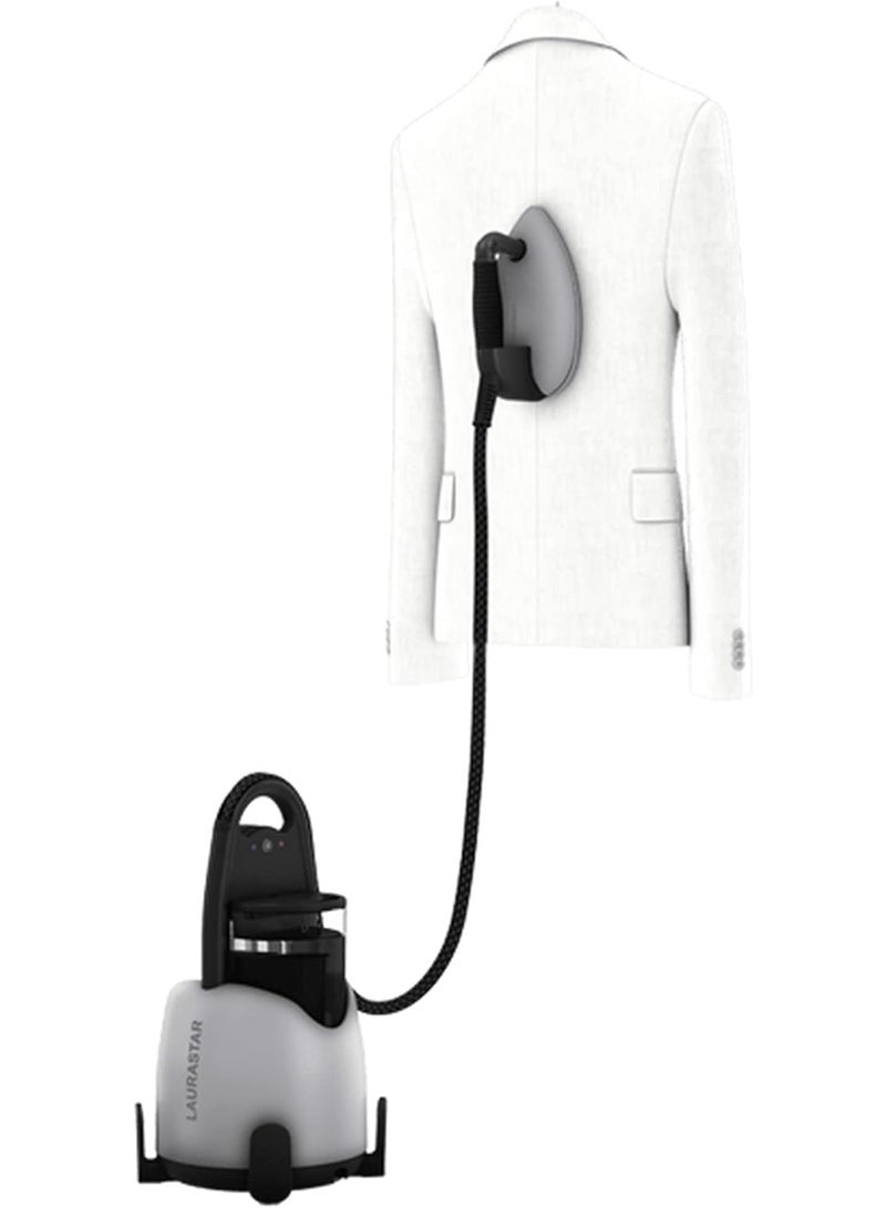 Laurastar Lift Xtra Aluminium 3-in-1 Steam Iron Station | Irons, Steams & Purifies | Hygienic Dry Steam | 3D Soleplate | Single Temperature | Removable Water Tank | Vertical Ironing 1.1 L 2200 W 000.0845.535 Aluminium - Image 3