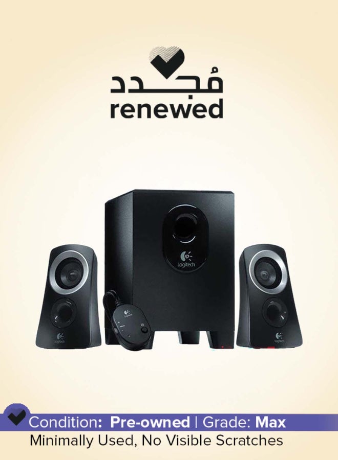 Logitech Renewed - Z313 Multimedia Speaker System For Pc And Mac 7N6N86RD black - Image 1