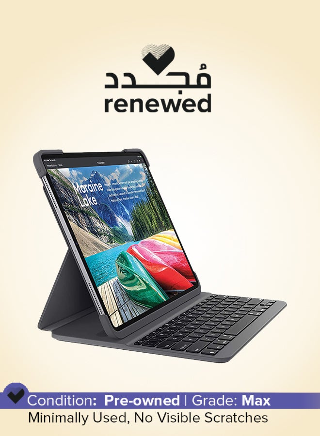 Logitech Renewed - Protective Case Cover For iPad Pro 11 inch Arabic Graphite - Image 1