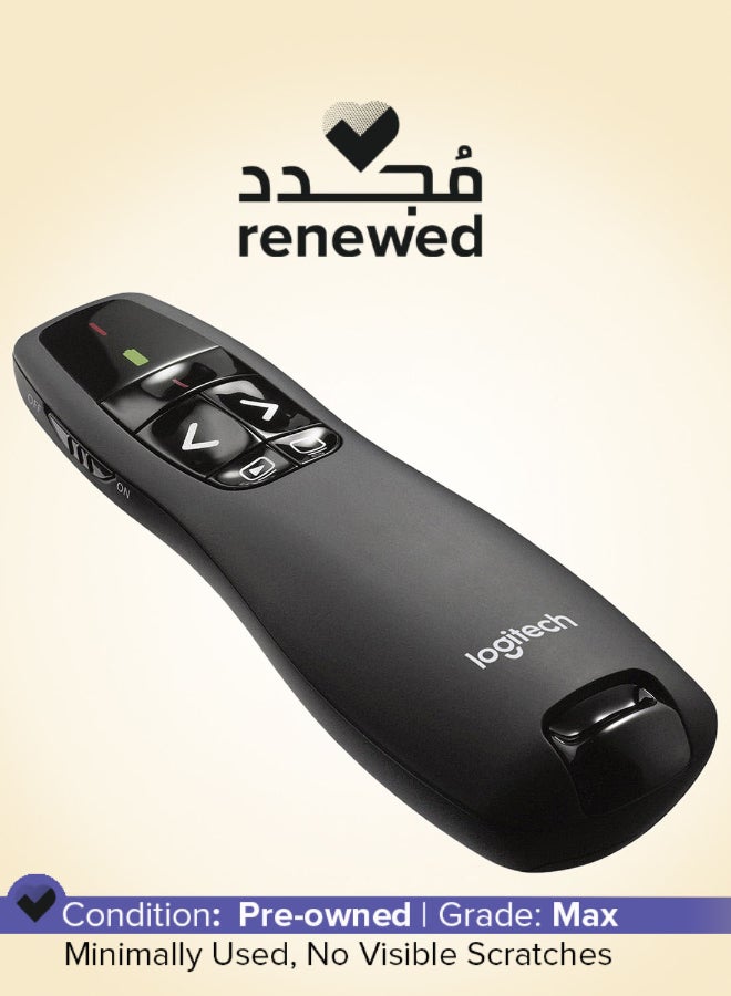 Logitech Renewed - R400 Wireless Presentation Remote black - Image 1