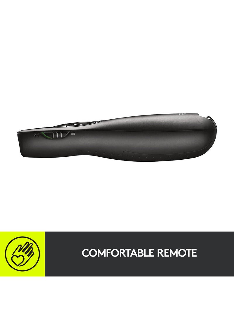 Logitech Renewed - R400 Wireless Presentation Remote black - Image 2