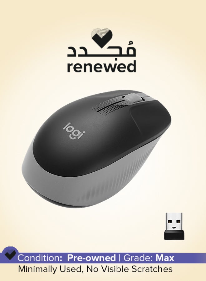لوجيتيك Renewed - Wireless Mouse M190 grey - Image 1