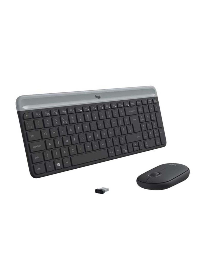Logitech Renewed - Slim Combo MK470 RF ARA Graphite - Image 3