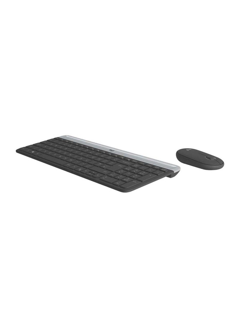 Logitech Renewed - Slim Combo MK470 RF ARA Graphite - Image 2