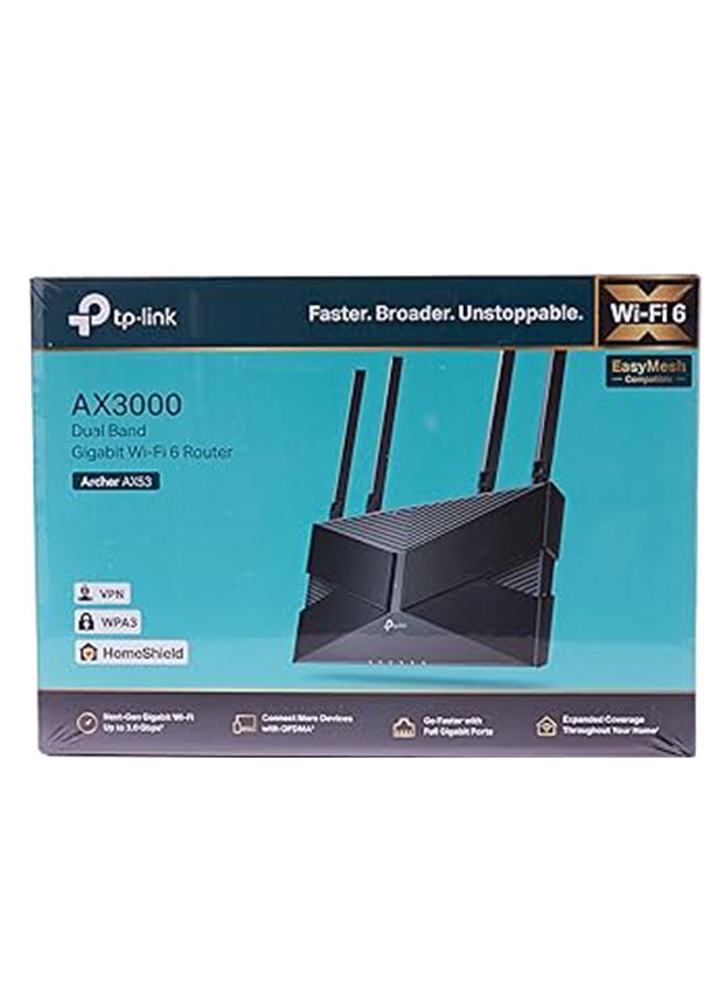 TP-LINK Renewed - Archer AX53 Next-Gen Wi-Fi 6 AX3000 Mbps Gigabit Dual Band Wireless Router black - Image 3