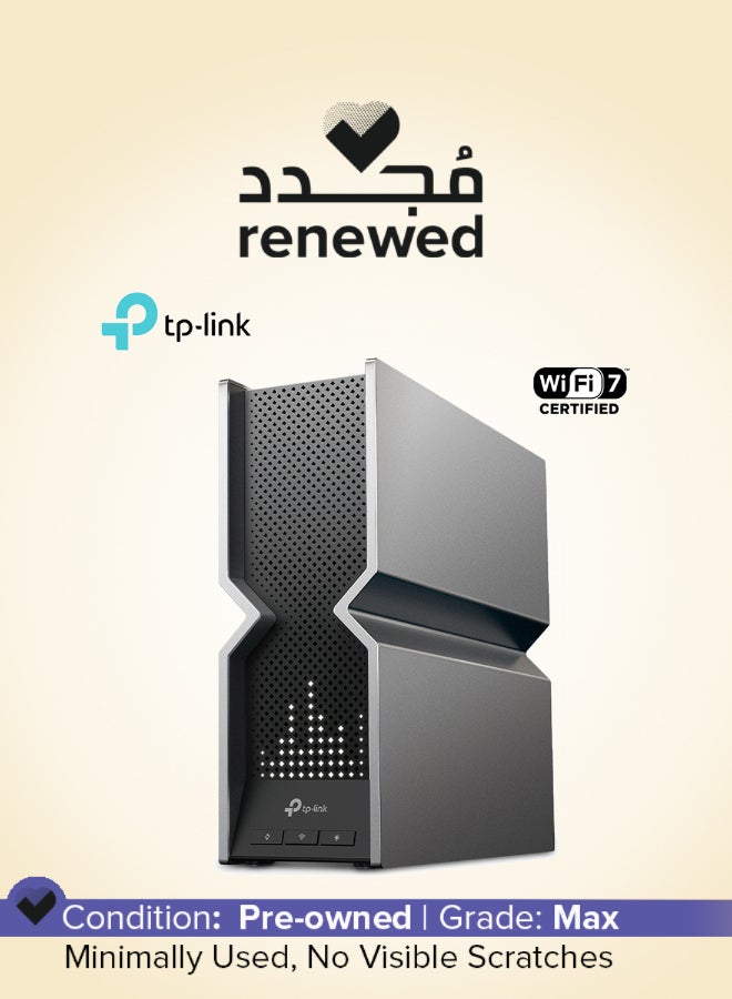 TP-LINK Renewed - Tri-Band BE19000 WiFi 7 Router (Archer BE800) grey - Image 1