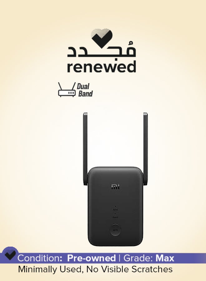 شاومي Renewed - Mi Wi-Fi Range Extender AC1200 – Dual-Band 2.4GHz & 5GHz black - Image 1