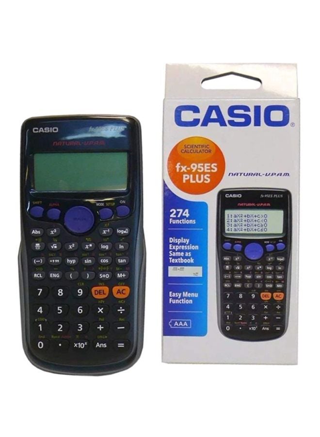 CASIO Renewed - 12-Digit Scientific Calculator With Textbook Display Black/Grey/Purple - Image 2