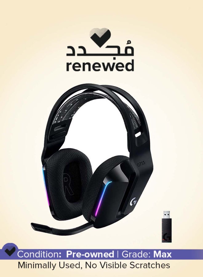 Logitech Renewed - G733 Lightspeed Wireless Gaming Headset With Suspension Head Band - Image 1