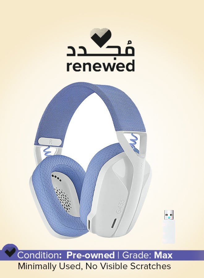 Logitech Renewed - G435 LIGHTSPEED and Bluetooth Wireless Gaming Headset - Image 1