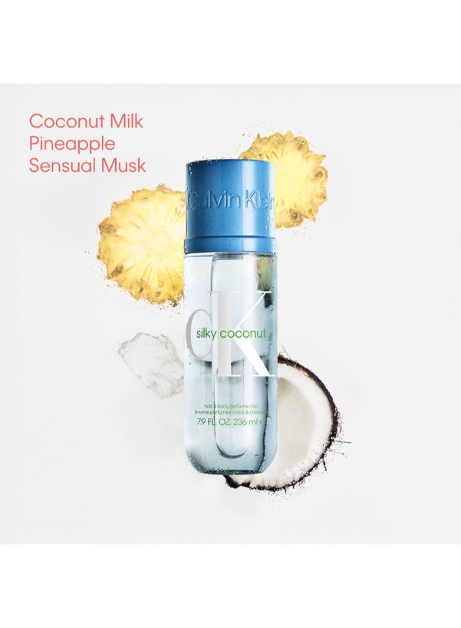 CALVIN KLEIN Silky Coconut Unisex Hair & Body Perfume Mist 236ml - Image 2