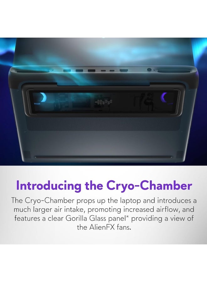 ديل Alienware Area-51 Gaming Laptop With 16-Inch WQXGA Display,Core Ultra 9-275HX Processor/32GB RAM/2TB SSD/12GB NVIDIA RTX 5070 Ti Graphics/Windows 11 Home English Liquid Teal English Liquid Teal - Image 4