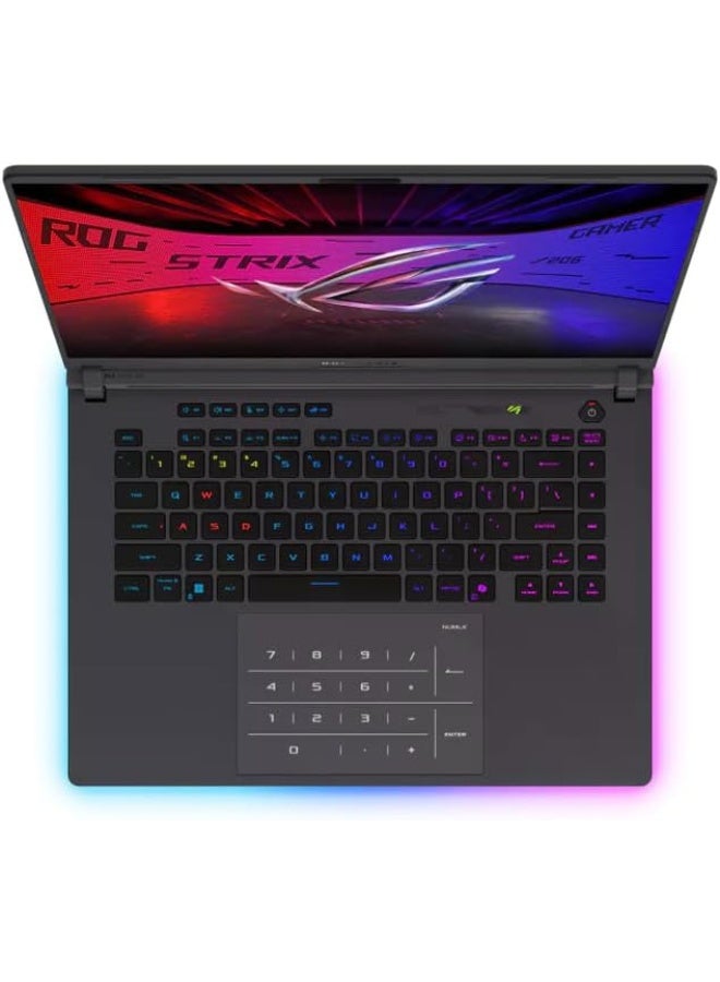 أسوس (Upgraded Version) ROG Strix 16 Gaming Laptop, 16" WUXGA 165Hz Display, Intel Core Ultra 9 275HX, 16GB DDR5 RAM, 1TB PCIe 4.0 SSD, NVIDIA GeForce RTX 5060 8GB GDDR7 English/Arabic Black English/Arabic Black - Image 3