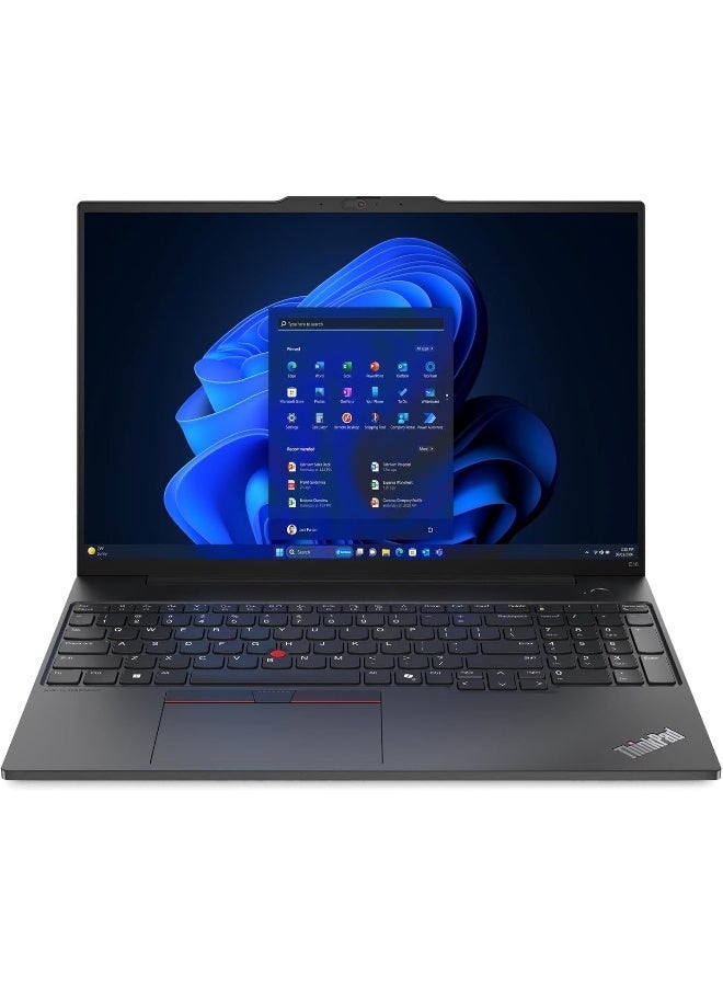 Lenovo (Upgraded Version) ThinkPad E16 Gen 2 Business Laptop, 16" WUXGA Display, Intel Core Ultra 7 155H, 16GB DDR5 RAM, 512GB SSD, Intel Arc Graphics English Black English Black - Image 1