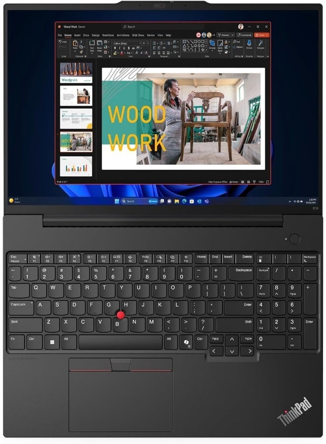 Lenovo (Upgraded Version) ThinkPad E16 Gen 2 Business Laptop, 16" WUXGA Display, Intel Core Ultra 7 155H, 16GB DDR5 RAM, 512GB SSD, Intel Arc Graphics English Black English Black - Image 5