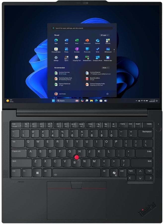 لينوفو (Upgraded Version) ThinkPad E14 Gen 7 Business Laptop, 14" WUXGA Display, Intel Core Ultra 7 255H, 16GB DDR5 RAM, 512GB SSD, Intel Arc 140T GPU English/Arabic Black English/Arabic Black - Image 5