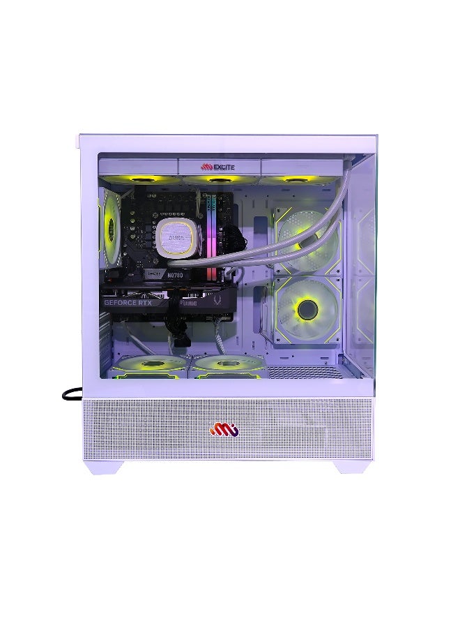 MI Excite Gaming PC G6MATX PRO With Core i5-12400F Processor/32GB RAM DDR5/1TB SSD/8GB Nvidia GeForce RTX 5060 Graphics/Windows 11 Pro/ White - Image 2