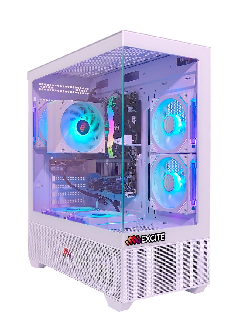 ام اي اكسايت بي سي العاب G6MATX PRO بمعالج Core i5-12400F/ذاكرة وصول عشوائي (RAM) سعة 16 جيجابايت DDR5/محرك أقراص SSD سعة 1 تيرابايت/بطاقة رسومات Nvidia GeForce RTX 5060/نظام التشغيل ويندوز 11 برو/ - Image 1