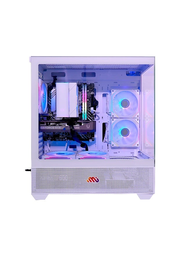 ام اي اكسايت بي سي العاب G6MATX PRO بمعالج Core i5 14400F/ذاكرة وصول عشوائي (RAM) سعة 16 جيجابايت DDR5/محرك أقراص SSD سعة 1 تيرابايت/بطاقة رسومات Nvidia GeForce RTX 5060 Ti/نظام التشغيل ويندوز 11 برو/ - Image 2