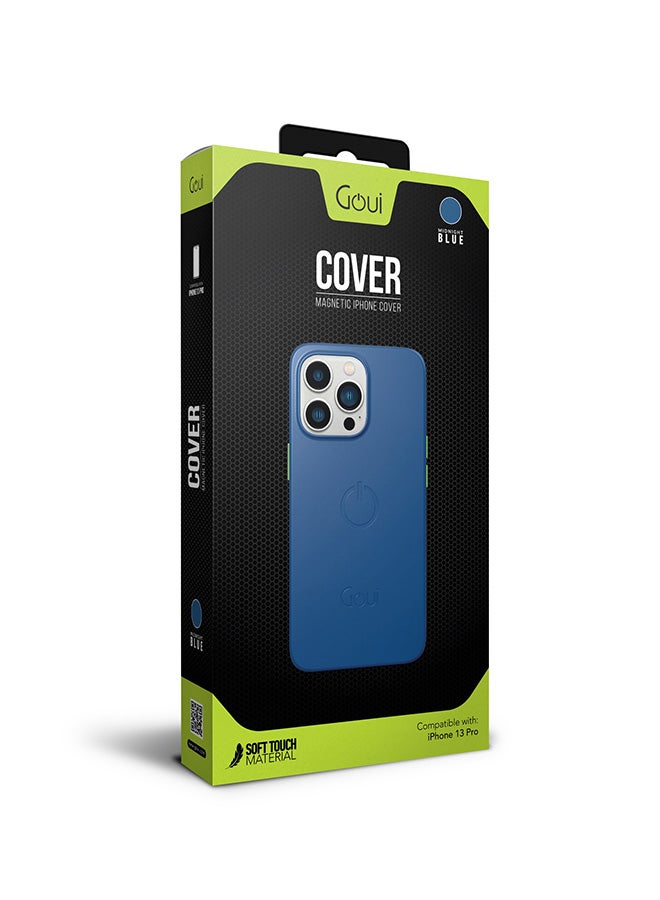 Goui iPhone 13 Pro case | Full-Coverage | MagSafe | Wireless Friendly | Colorful | Soft Touch | Magnetic Design for Mount Midnight blue - Image 2