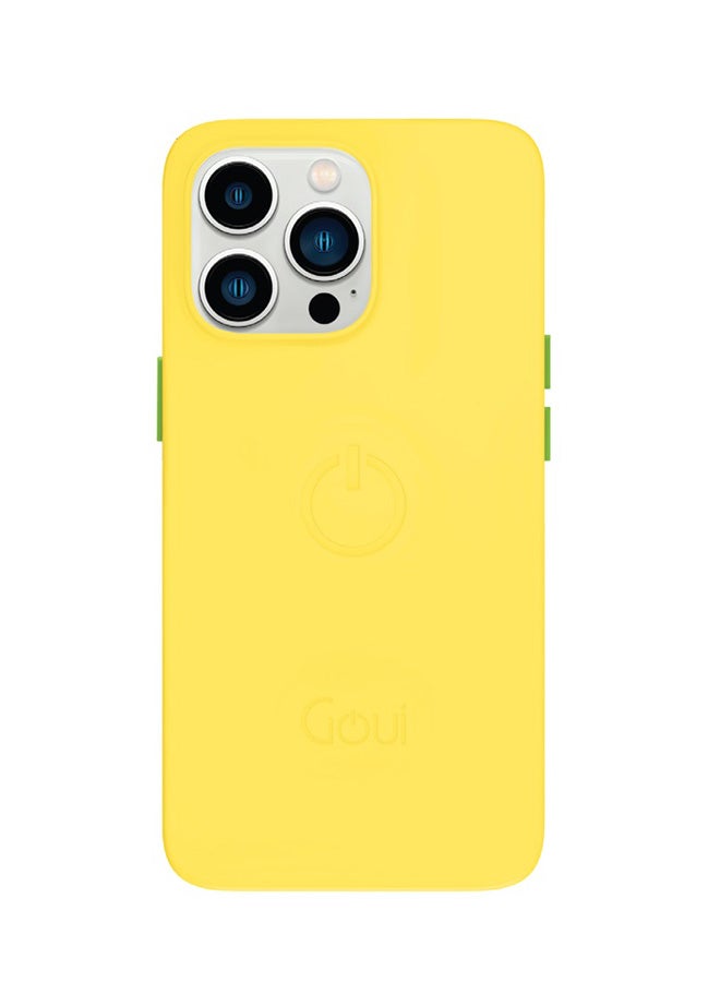 Goui iPhone 13 Pro case | Full-Coverage | MagSafe | Wireless Friendly | Colorful | Soft Touch | Magnetic Design for Mount Sunshine Yellow - Image 1
