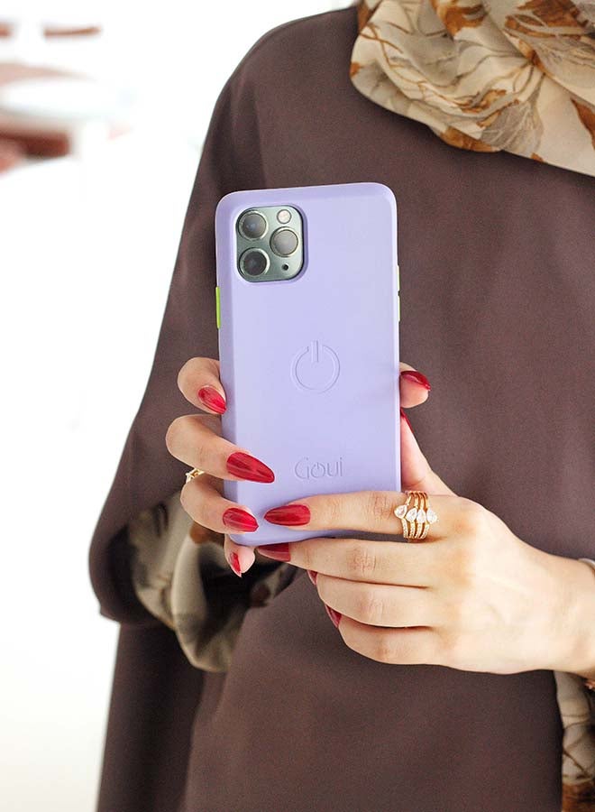 Goui iPhone 12 & 12Pro case | Full-Coverage | MagSafe | Wireless Friendly | Colorful | Soft Touch | Magnetic Design for Mount Lavender Purple - Image 2