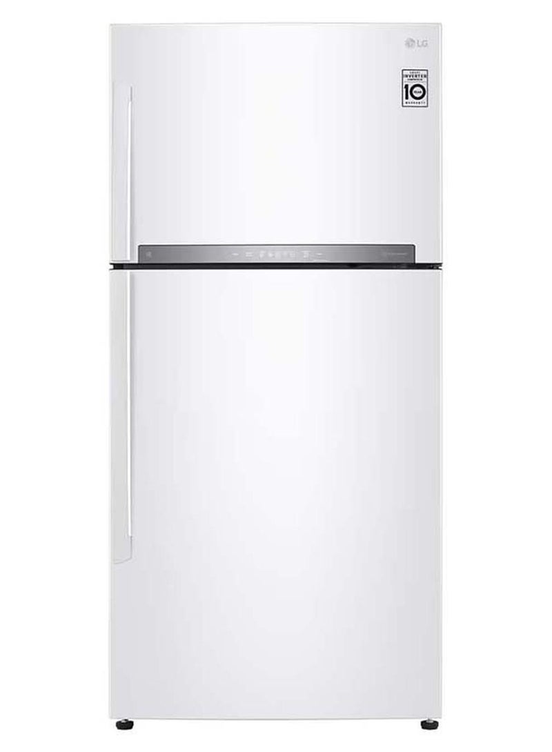 إل جي ثلاجة 20.9 قدم³ | فريزر علوي | إنفرتر LT22HBHWIN أبيض ناصع LT22HBHWIN - Image 1