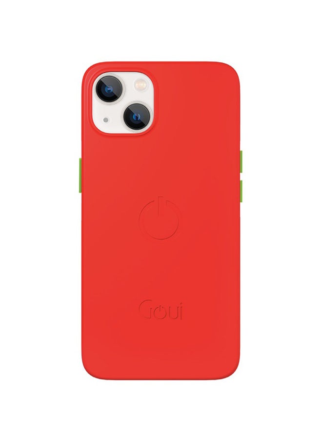 Goui iPhone 13 case | Full-Coverage | MagSafe | Wireless Friendly | Colorful | Soft Touch | Magnetic Design for Mount Cherry Red - Image 1