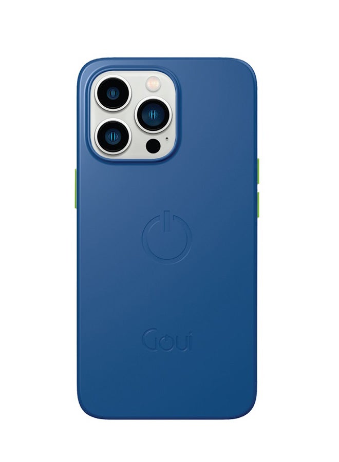 Goui iPhone 13 Pro Max case | Full-Coverage | MagSafe | Wireless Friendly | Colorful | Soft Touch | Magnetic Design for Mount Midnight blue - Image 1