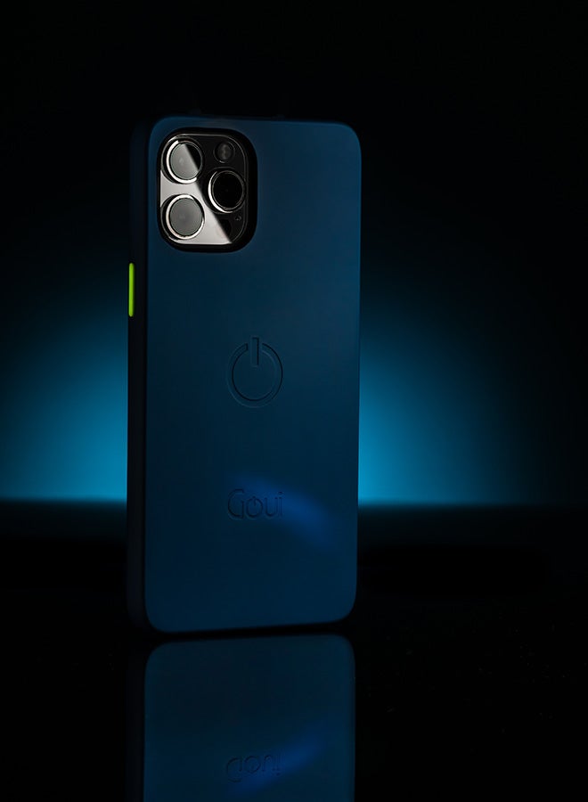 Goui iPhone 13 Pro Max case | Full-Coverage | MagSafe | Wireless Friendly | Colorful | Soft Touch | Magnetic Design for Mount Midnight blue - Image 4