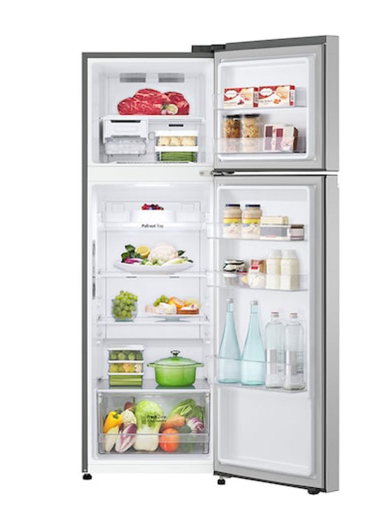 إل جي ثلاجة إل جي ببابين، سعة 264 لترًا (9.3 قدم مكعب)، بتقنية العاكس LT11CBBSIV، لون فضي LT11CBBSIV - Image 2