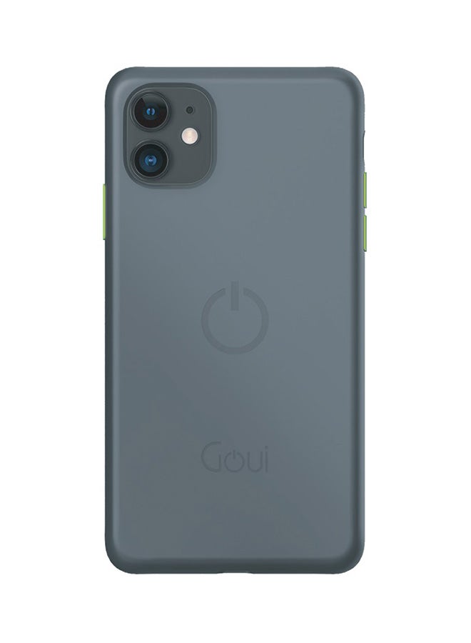 Goui iPhone11 case | Full-Coverage | MagSafe | Wireless Friendly | Colorful | Soft Touch | Magnetic Design for Mount Stell Grey - Image 1