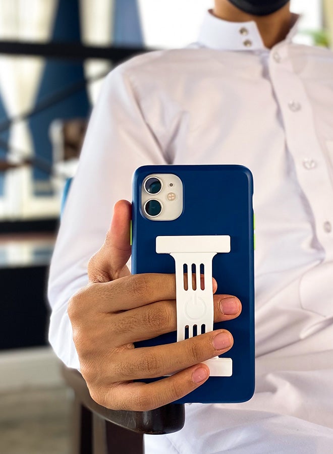 Goui iPhone 12 Mini case | Full-Coverage | MagSafe | Wireless Friendly | Colorful | Soft Touch | Magnetic Design for Mount Midnight blue - Image 3